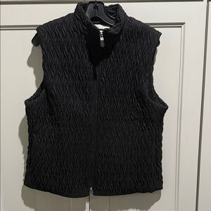 Taylor Brooke Black Textured Vest